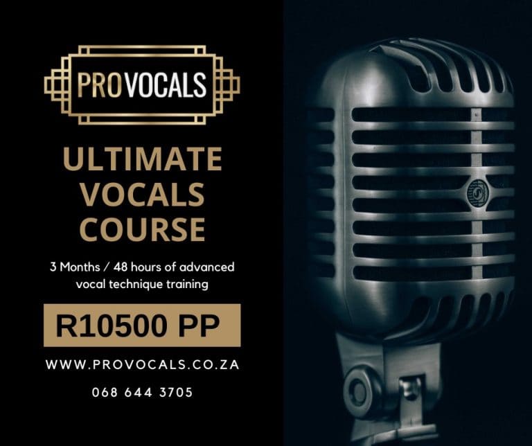 Ultimate Vocals is a vocal training course for vocal development in Gauteng South Africa.